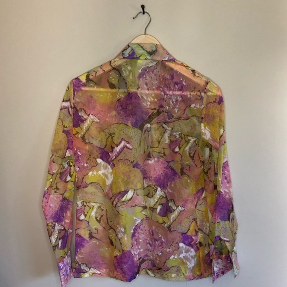 Vintage Lady Manhattan 70s Psychedelic Shirt - Picture 3 of 11